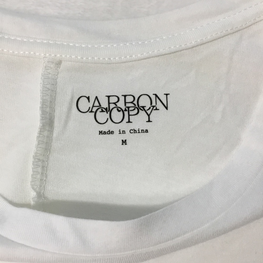Carbon Copy Tee w/Heart NWOT - Picture 3 of 8